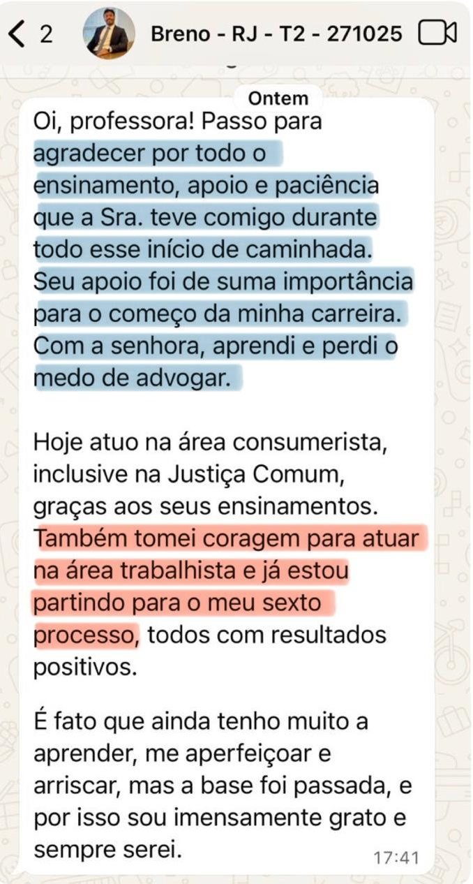 Mensagem do Breno