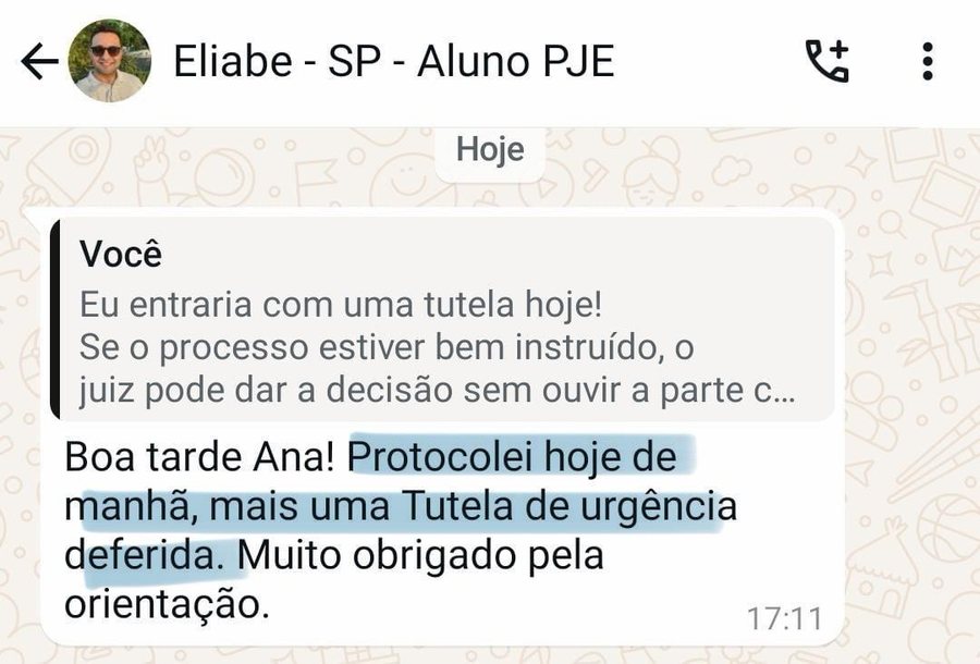 Eliabe: tutela de urgência deferida