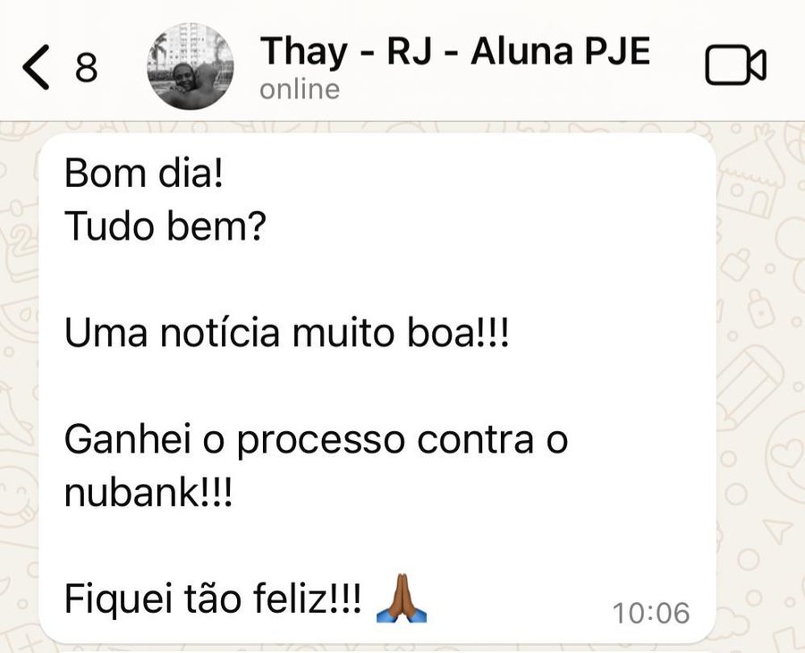 Depoimento de aluno PJE Autonomia