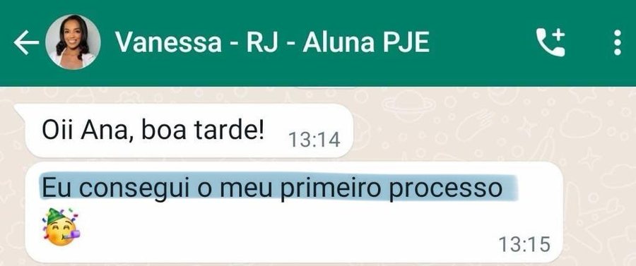 Depoimento de aluno PJE Autonomia
