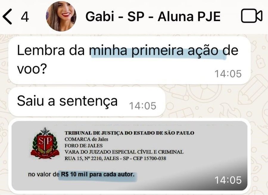 Depoimento de aluno PJE Autonomia